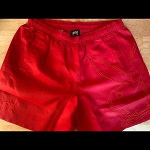 PLAYBOY X REVENGE SHORTS (EMBROIDERED)
